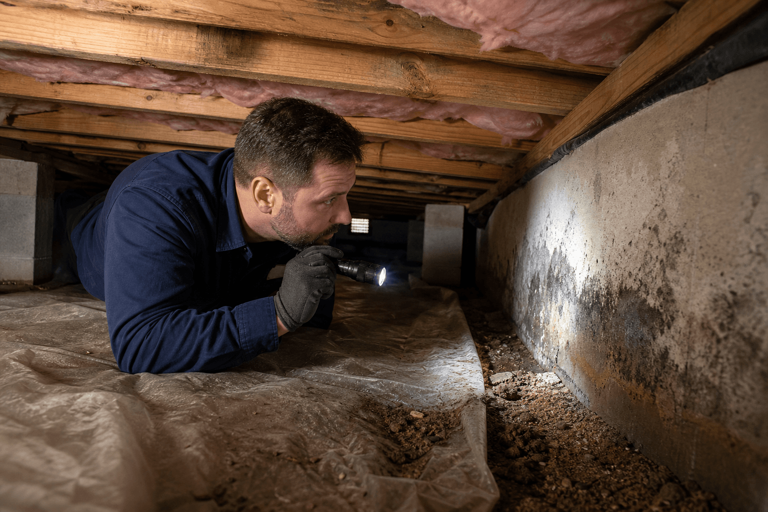 Which 7 signs show you need a crawlspace inspection?