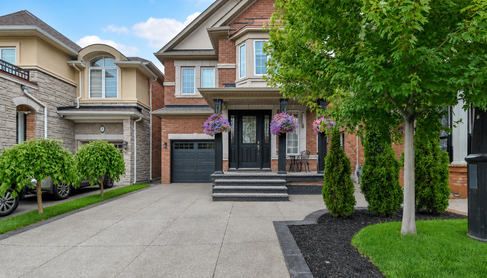 Detached brick and stone home from the ASM inspection archive