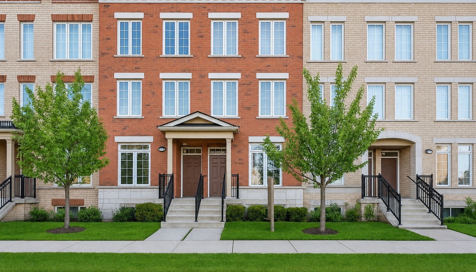 Row of GTA townhomes from the ASM inspection archive
